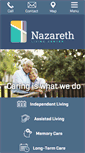 Mobile Screenshot of nazarethlivingcenter.com